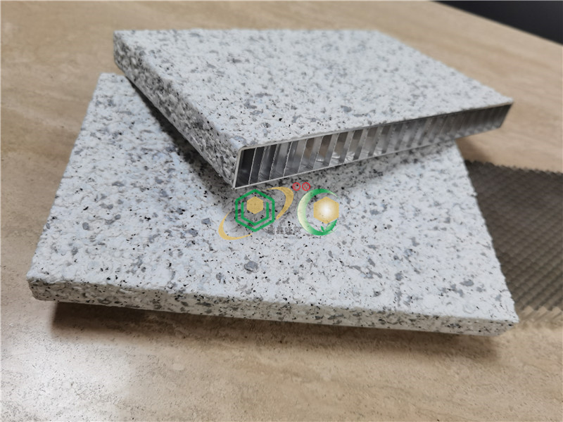 新型 环保高真仿石漆铝蜂窝复合板 (1)